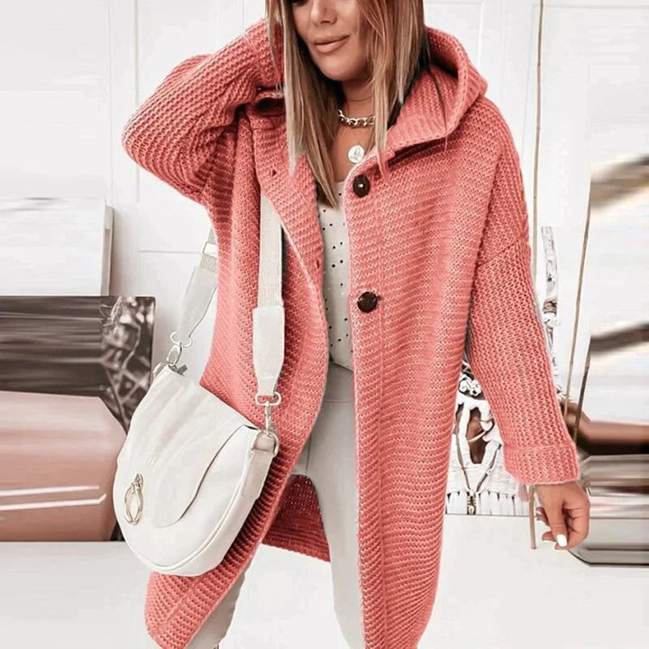 Neulecardigan Mukava Tyyli Viileille Päiville