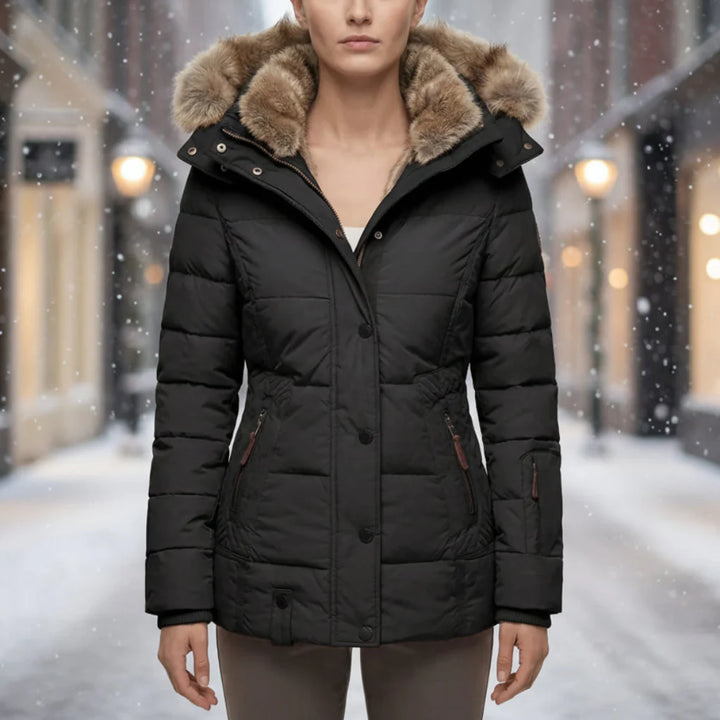 Wintrelle - Hooded Padded Women's Winter Jacket