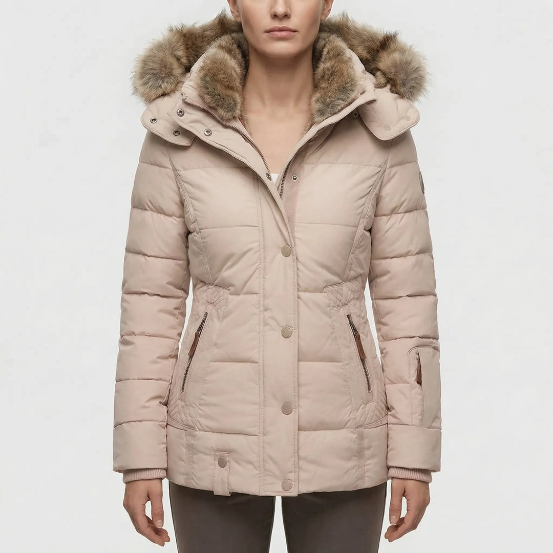 Wintrelle - Hooded Padded Women's Winter Jacket
