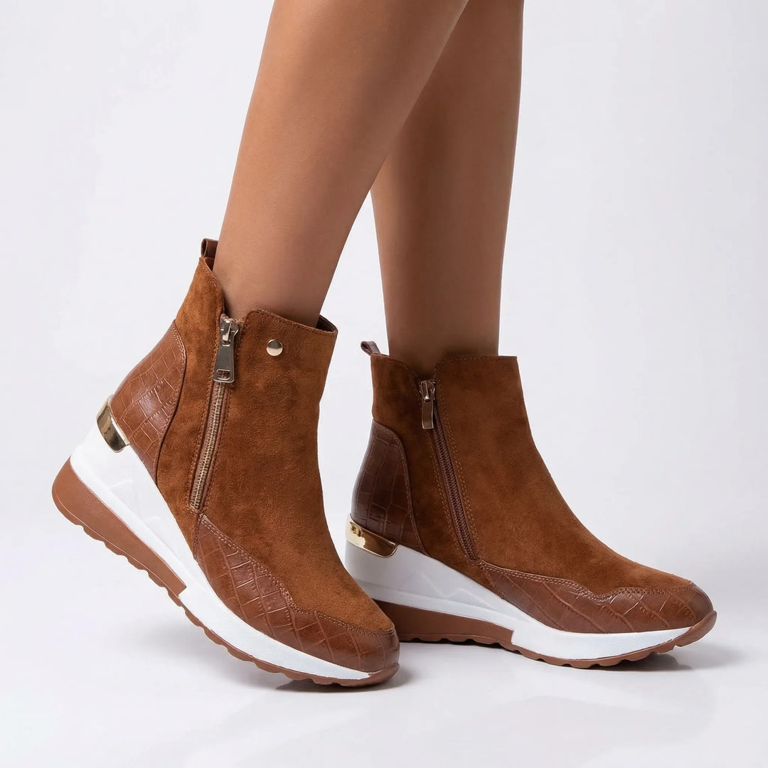Zanella - Wedge Platform Women's Ankle Boot