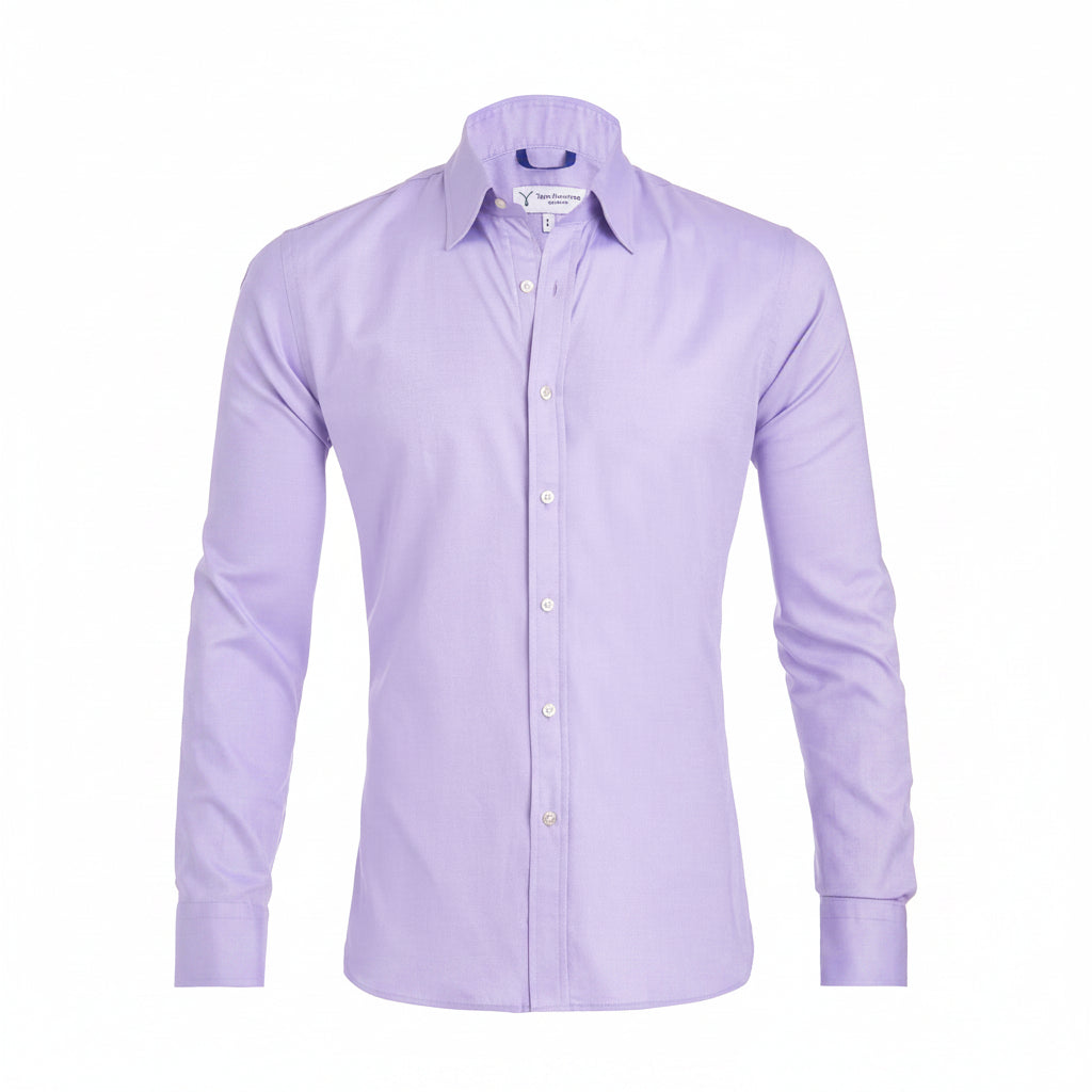 Slim Fit Pitkät Hihat Miehille
