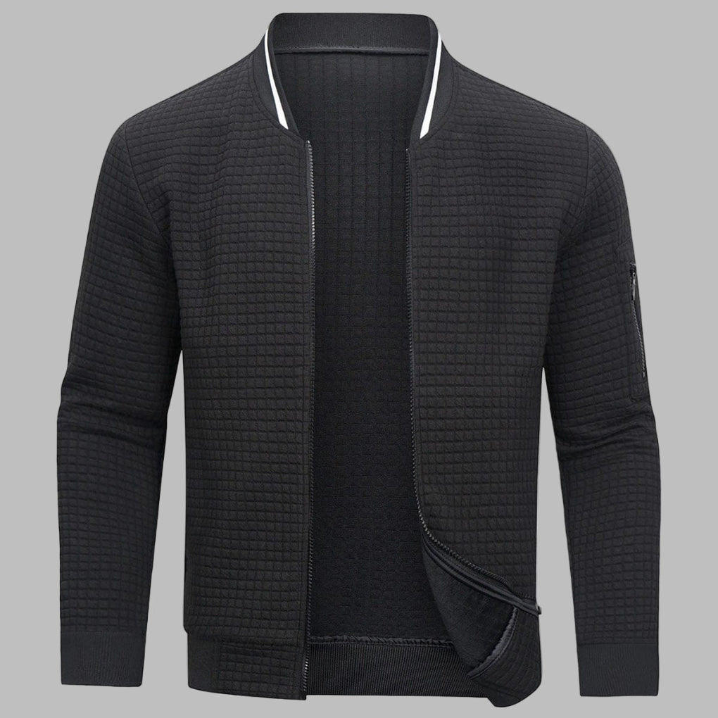 Mukava ja Lämmin Miesten Zip-Up Neule