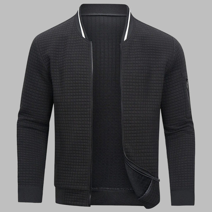 Mukava ja Lämmin Miesten Zip-Up Neule