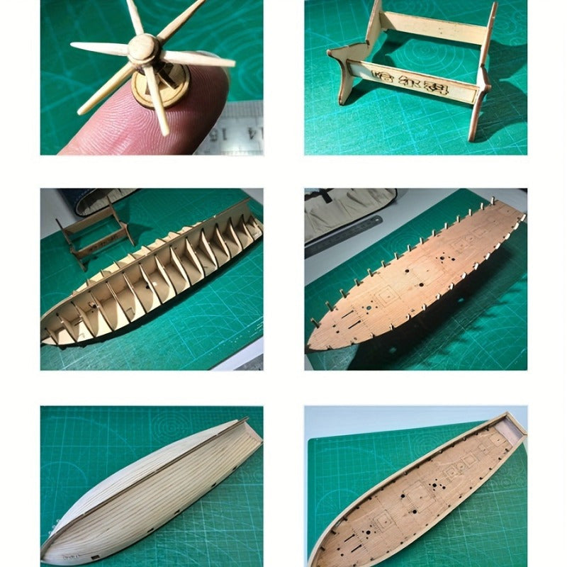 Klassinen puinen purjelaivamalli – yksityiskohtainen 3D-palapeli laivaharrastajille