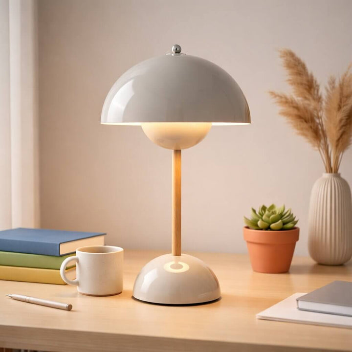 Design-pöytälamppu | LED-pöytälamppu | Yövalo | Himmennettävä ja langaton | Lumora