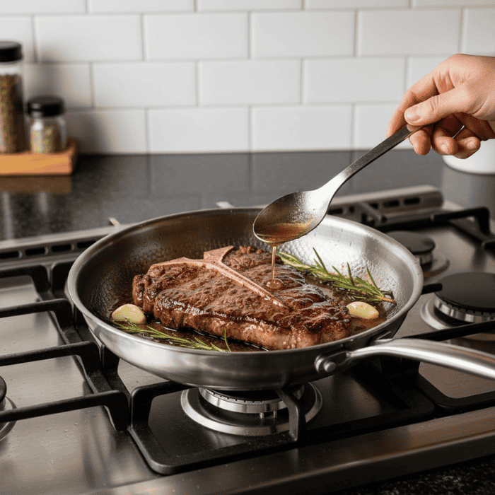 TITAN-PREMIUM-PANNU – laadukas pinnoittamaton titaanipannu kaikille liesityypeille