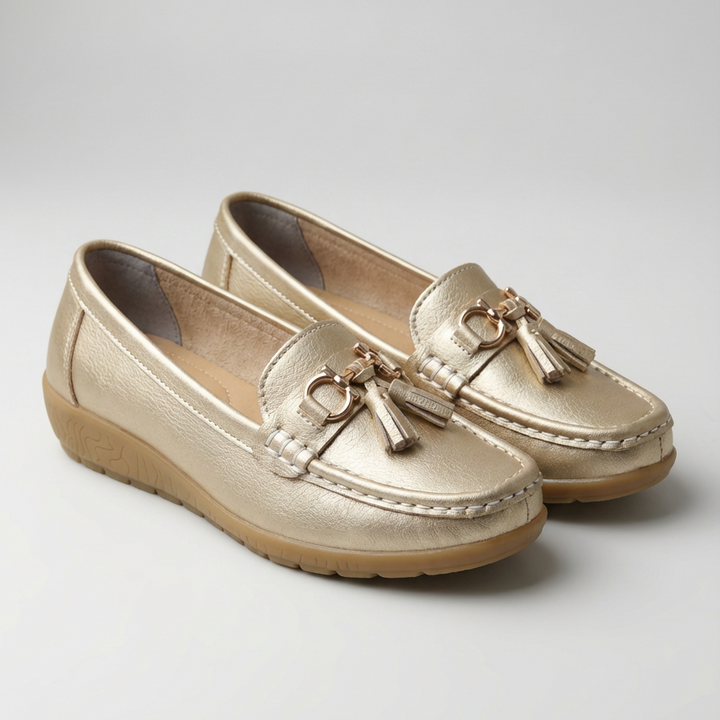 Liukuvat Matalat Loaferit Tassel Yksityiskohdalla