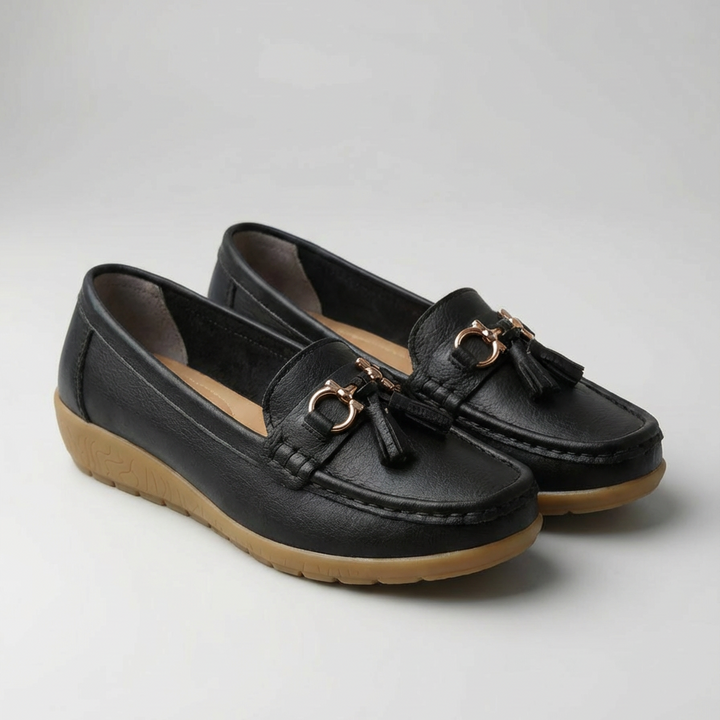 Liukuvat Matalat Loaferit Tassel Yksityiskohdalla
