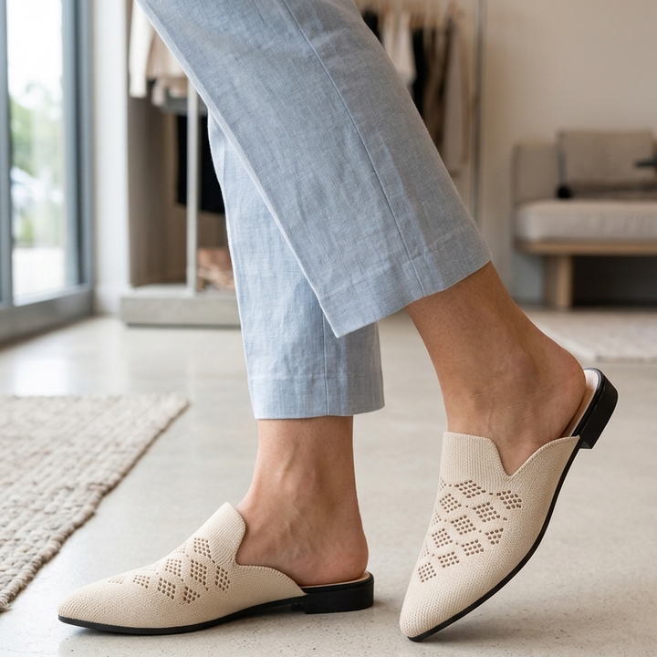 Terävä Varo Litteä Slip-On Mule