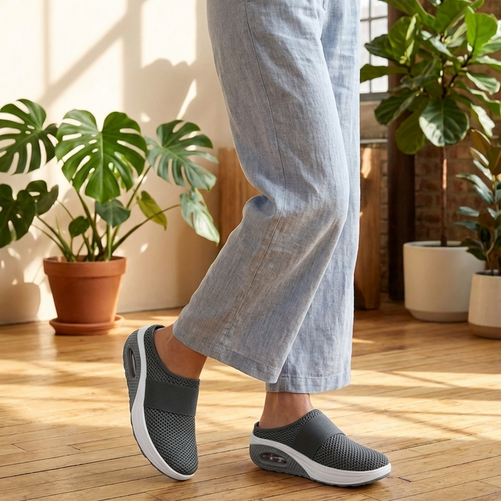 Ilmatyyny Slip-On Kävelykengät Naisille