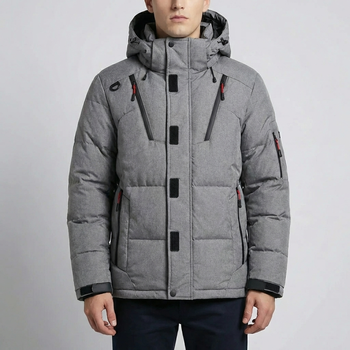Eristetty Huppuparka Miehille