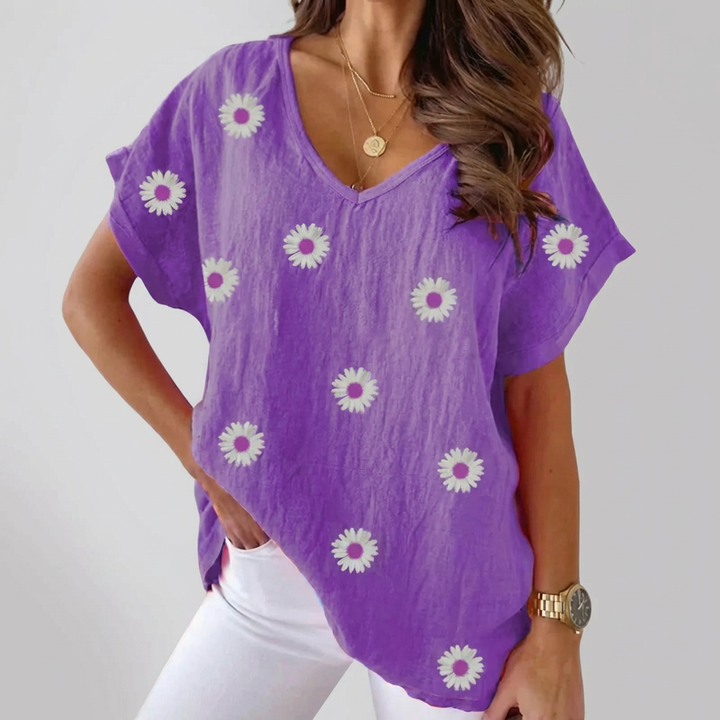 Vapaa V-kaula Blouse Naisille
