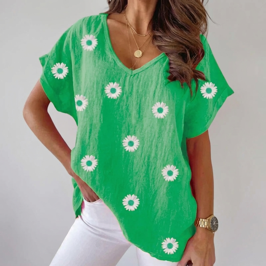 Vapaa V-kaula Blouse Naisille