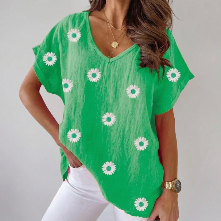 Vapaa V-kaula Blouse Naisille