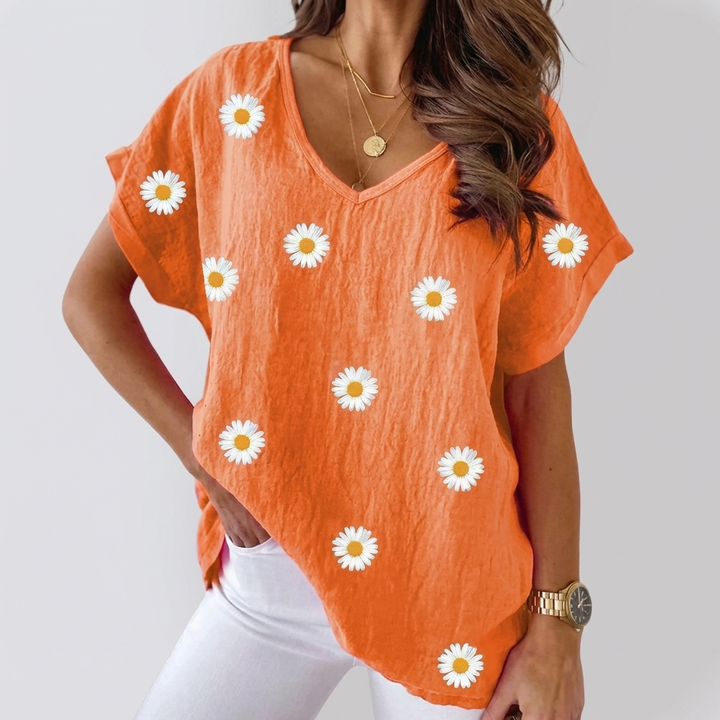 Vapaa V-kaula Blouse Naisille