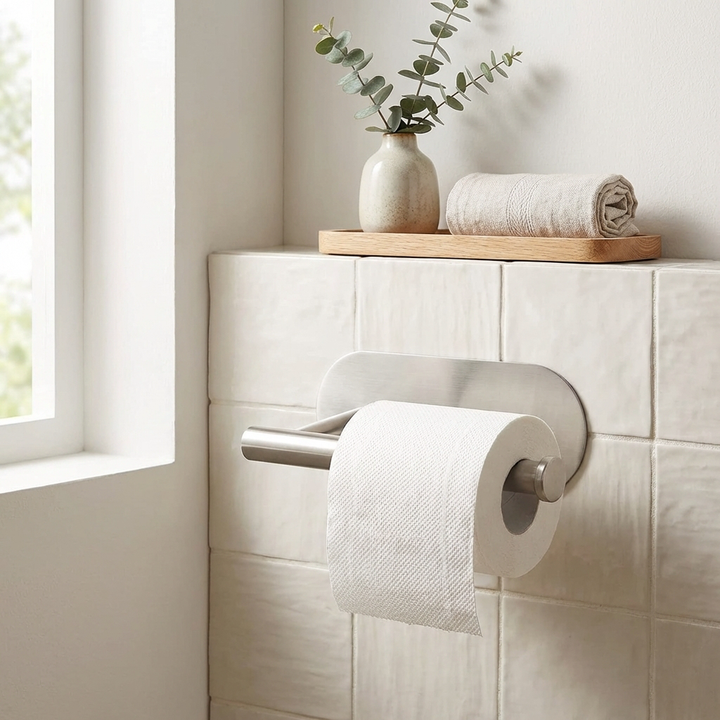 Moderni Minimalistinen Ruostumaton Teräs WC-paperiteline