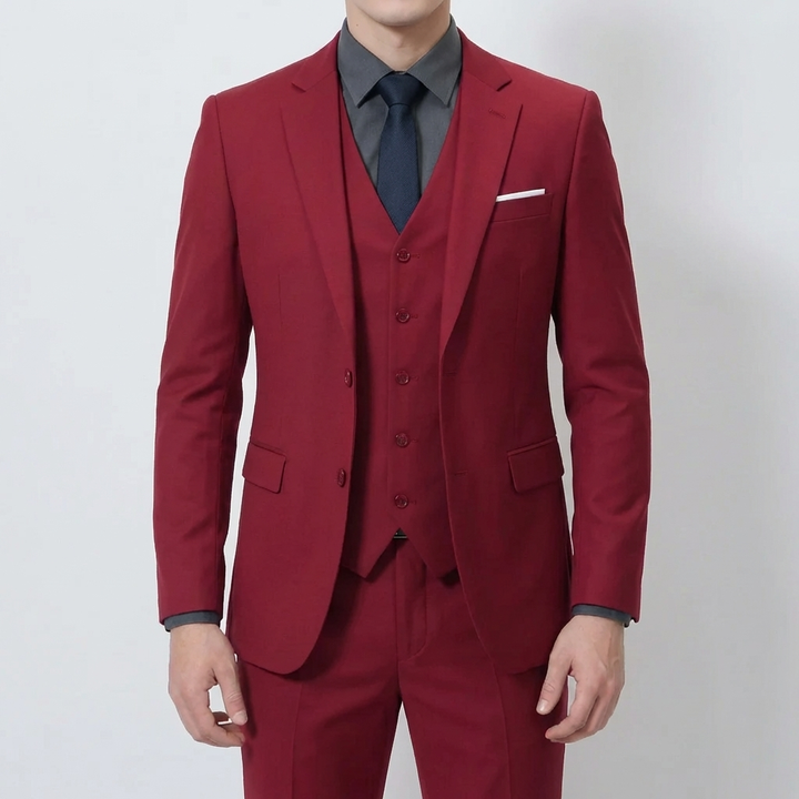 Slim-Fit 3-osainen virallinen puku