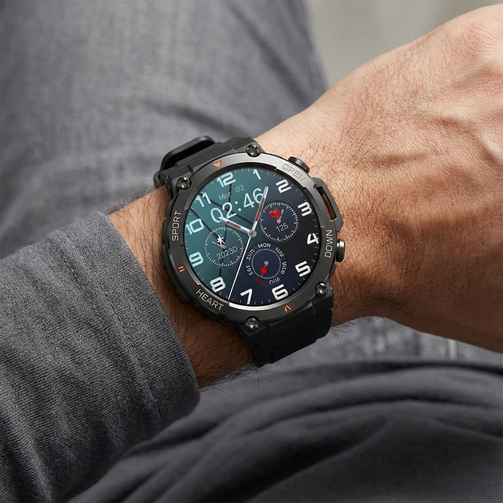 44mm Urheiluälykello Amoled-näytöllä