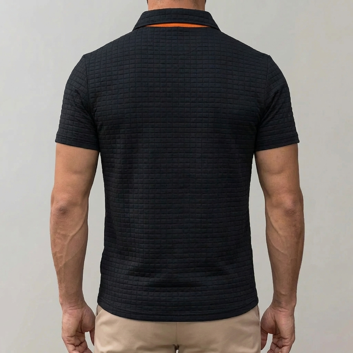 Slim-Fit Lyhythihainen Polo Paita
