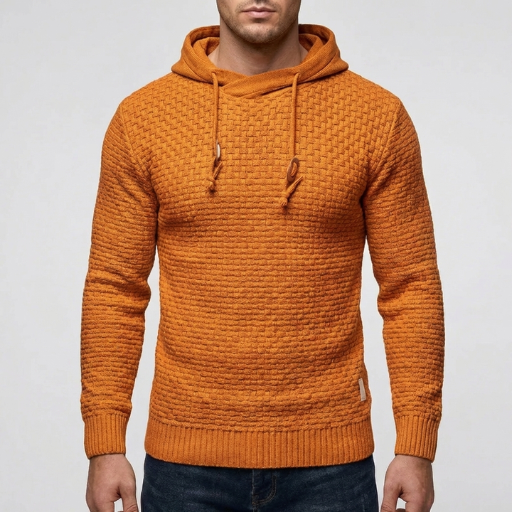 Pullover Hoodie Takki Miehille Waffle Tekstuurilla