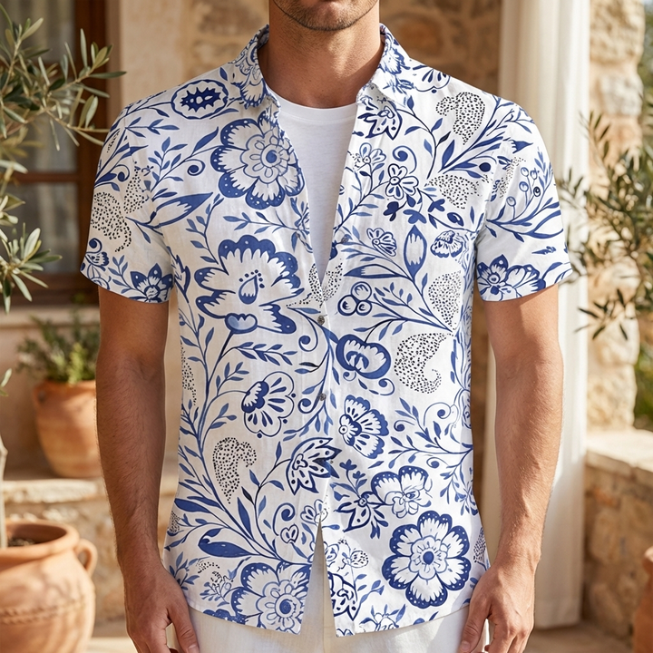 Tyylikäs Miesten Suunnittelija Paita