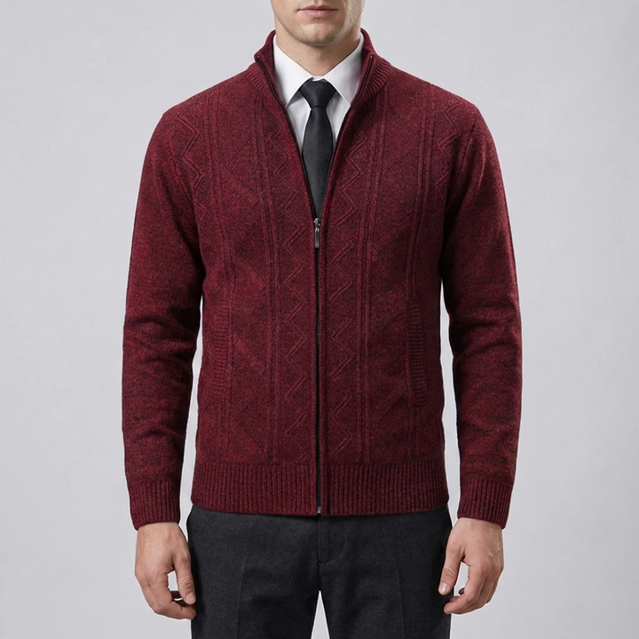 Vetoketjullinen rakenteellinen neulecardigan