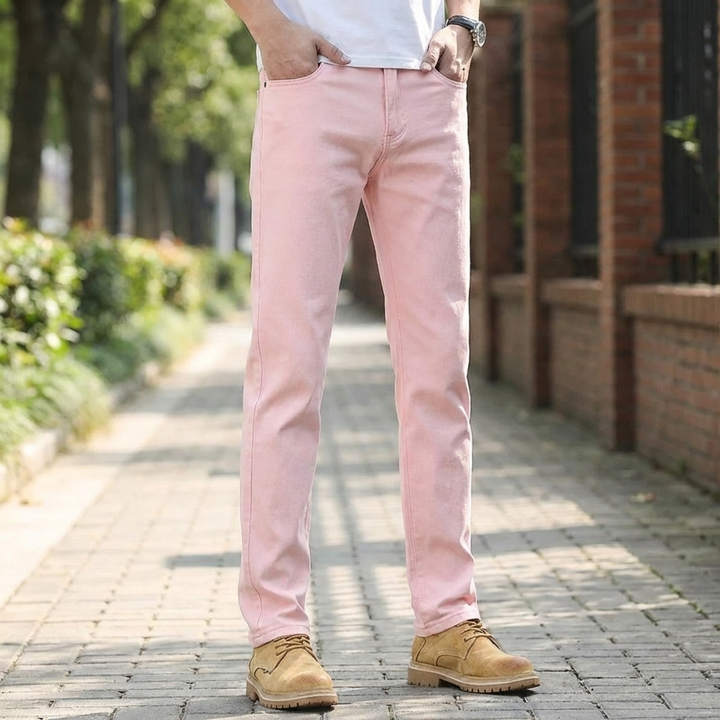 Premium Miesten Farkut - Slim Fit Denim