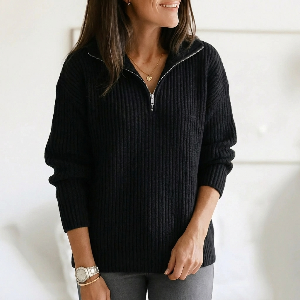 Puoliveto Seisovakauluksinen Pullover