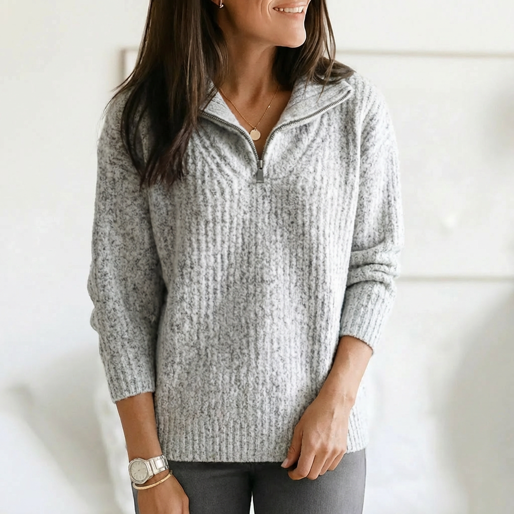 Puoliveto Seisovakauluksinen Pullover
