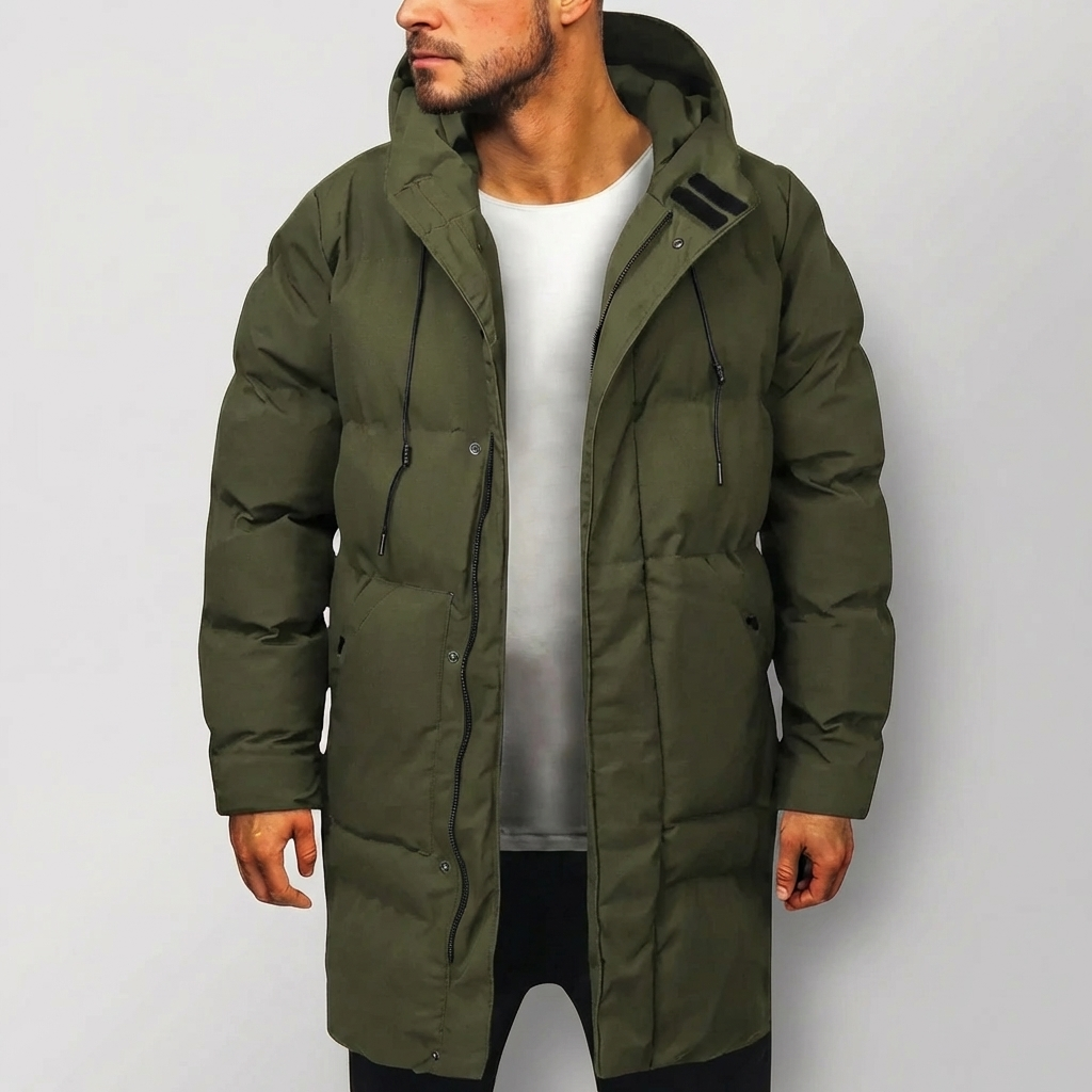 Pidempi Lantion Pituinen Huppuparka