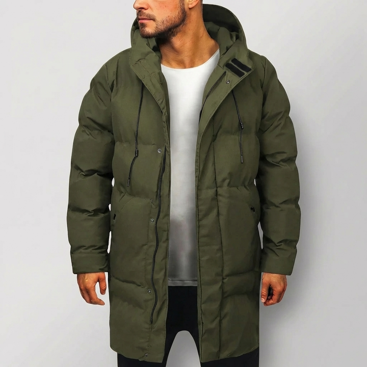 Pidempi Lantion Pituinen Huppuparka