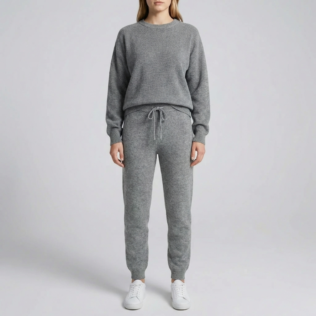 Yhteensopiva Sweatshirt Ja Jogger Setti
