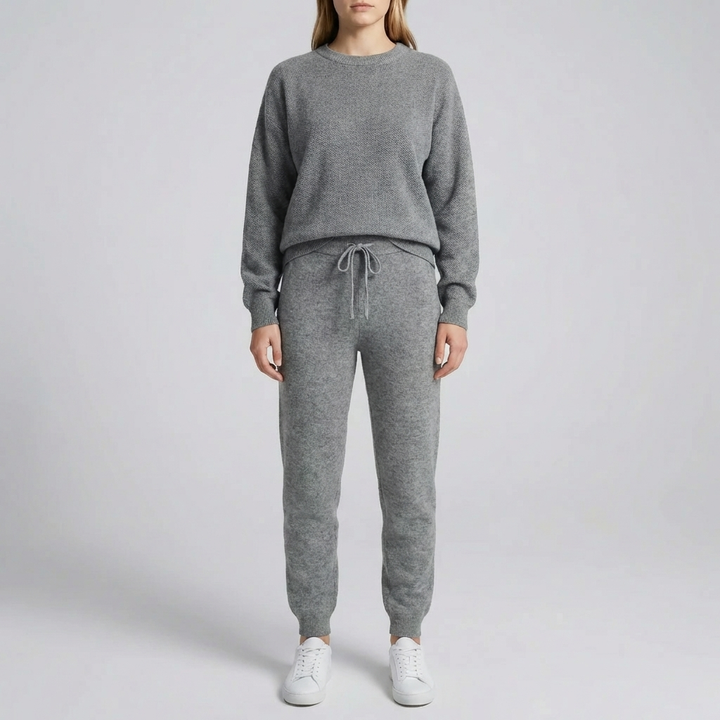 Yhteensopiva Sweatshirt Ja Jogger Setti