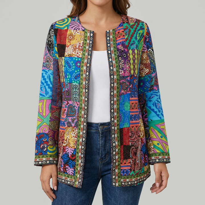 Retro-Inspiroitu Neulecardigan