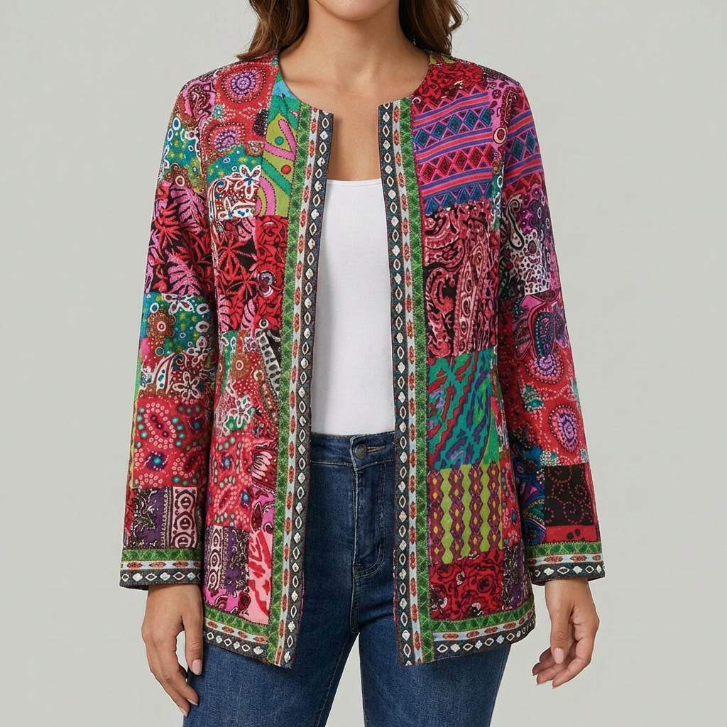 Retro-Inspiroitu Neulecardigan