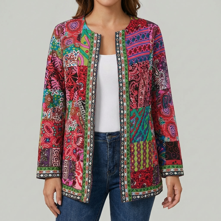 Retro-Inspiroitu Neulecardigan