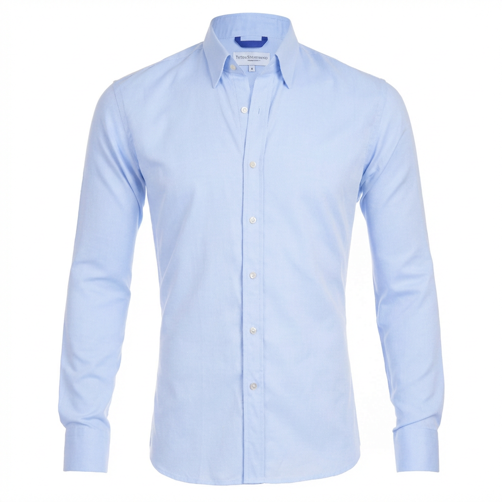 Slim Fit Pitkät Hihat Miehille