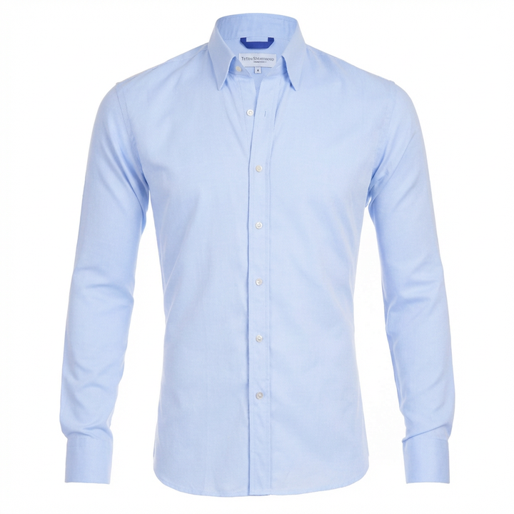 Slim Fit Pitkät Hihat Miehille