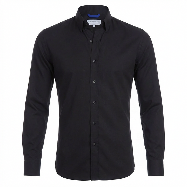 Slim Fit Pitkät Hihat Miehille