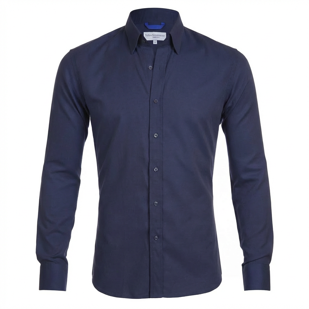 Slim Fit Pitkät Hihat Miehille