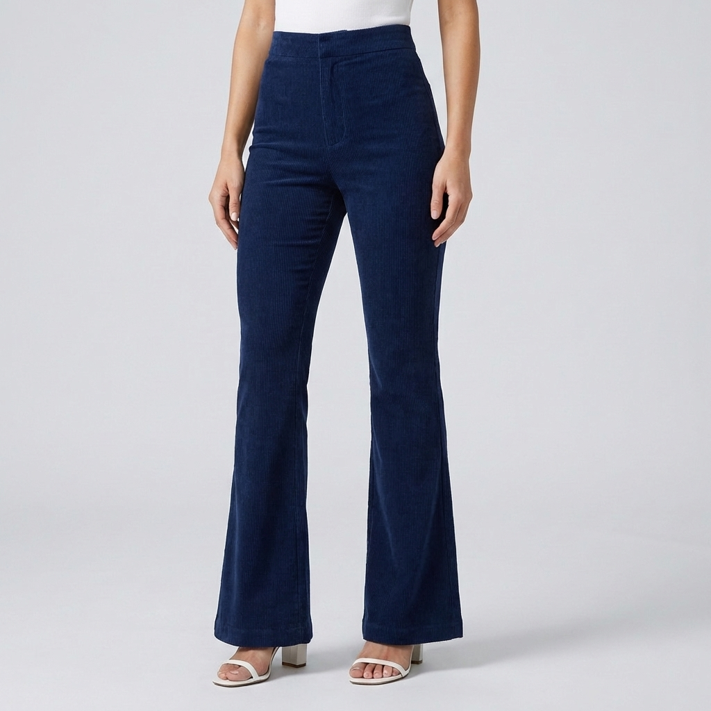 Trendy Korduroy Levy Housut Naisille