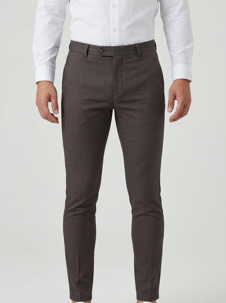 Slim Tapered Stretch Chino Housut Miehille