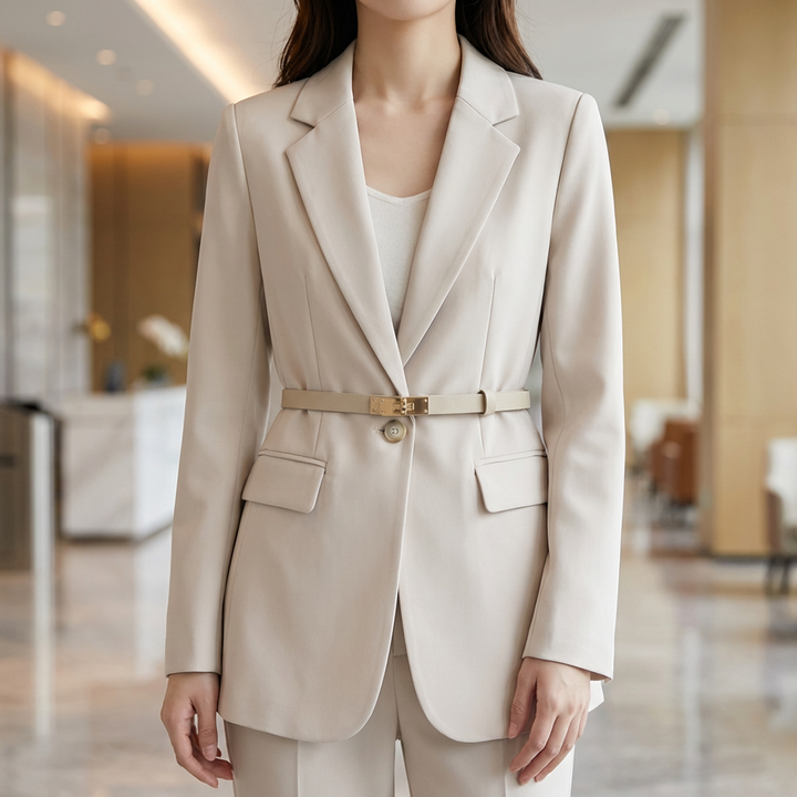 Elysa Tyylikäs Loose Blazer Naisille