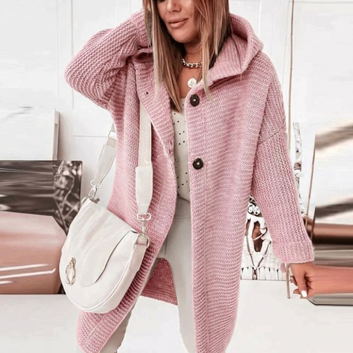 Neulecardigan Mukava Tyyli Viileille Päiville
