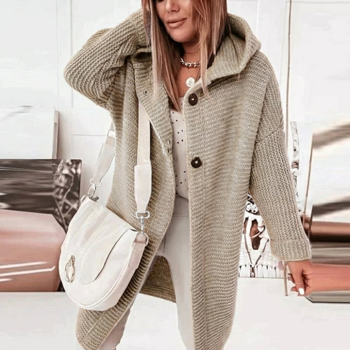 Neulecardigan Mukava Tyyli Viileille Päiville