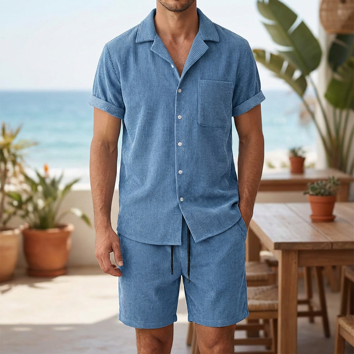 Breeze Set – Korduroy Shorts Set miehille