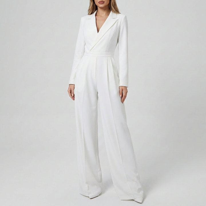 Tyylikäs pitkähiha jumpsuit naisille