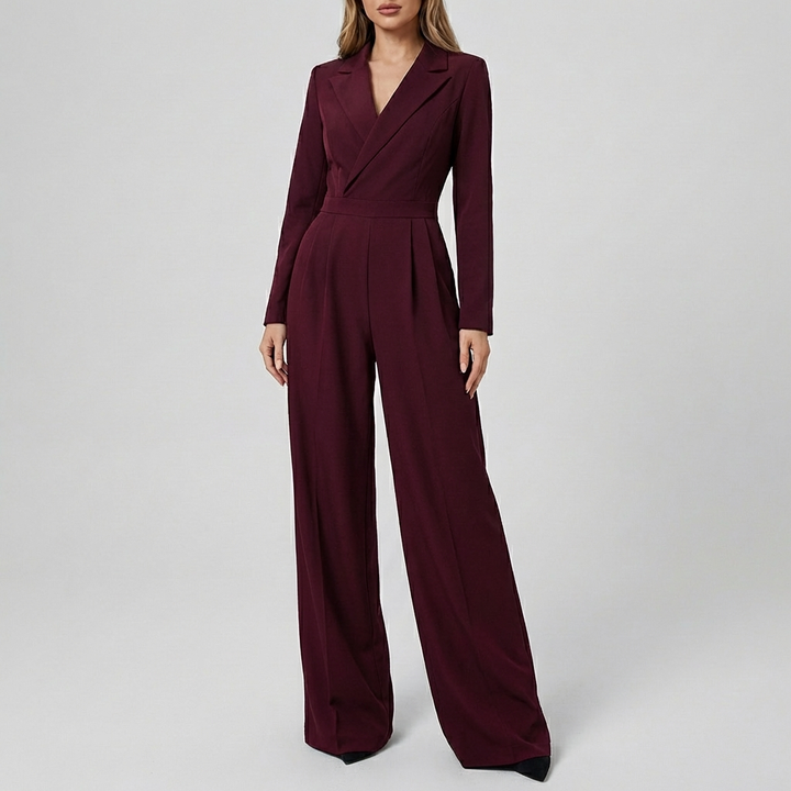 Tyylikäs pitkähiha jumpsuit naisille