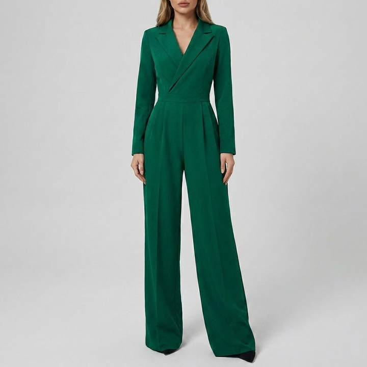 Tyylikäs pitkähiha jumpsuit naisille