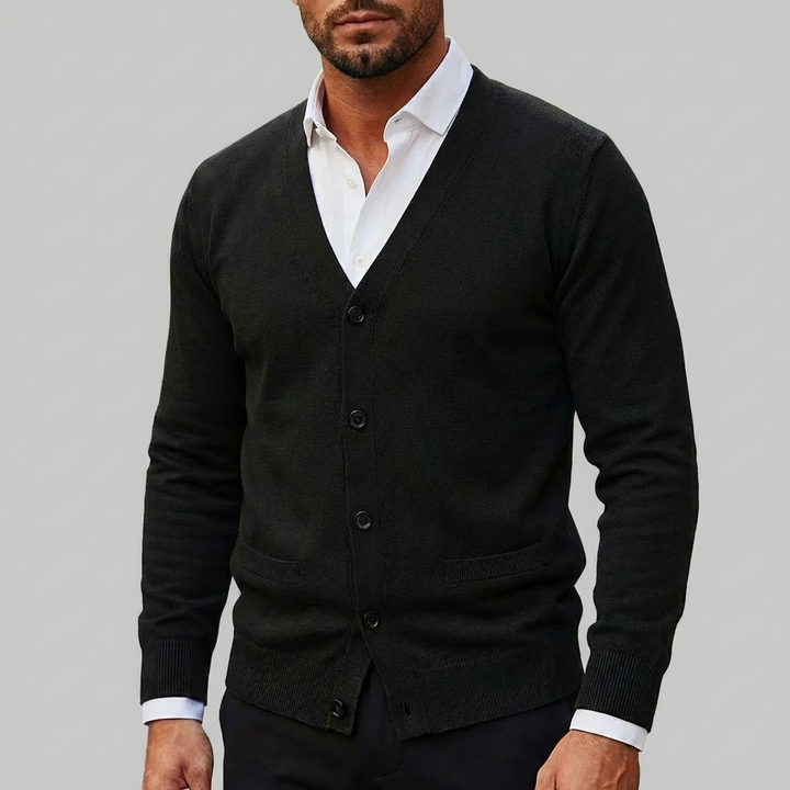 Neulecardigan miehille